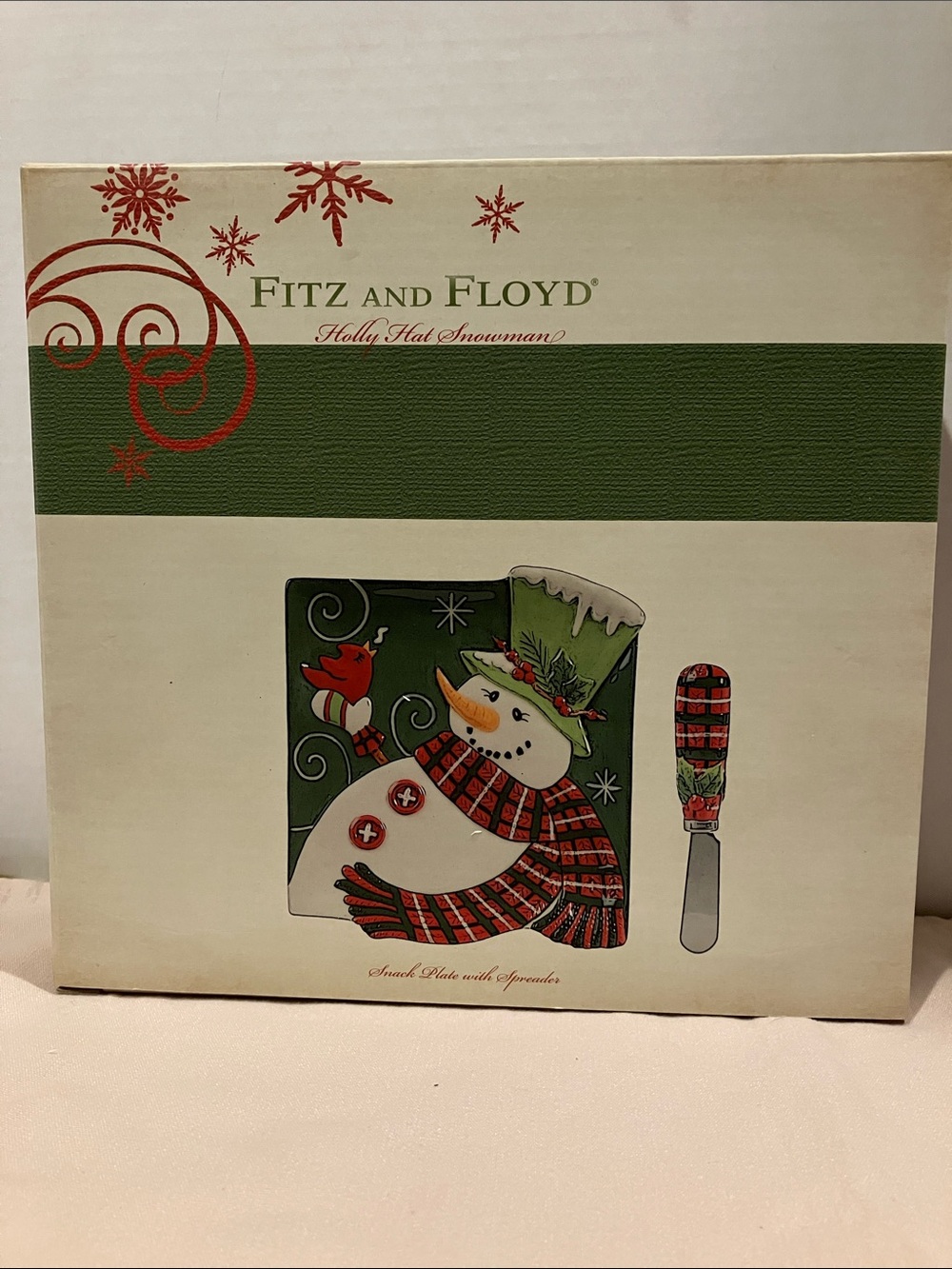 Fitz and Floyd Snack Plate & Spreader